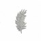 Feather Rhinestone Brooch Pin For Bridal DIY Crafts Clothing 3 1/2 Inch X 1 1/2 Inch
